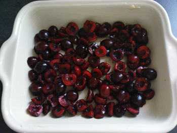 Cherries for clafoutis